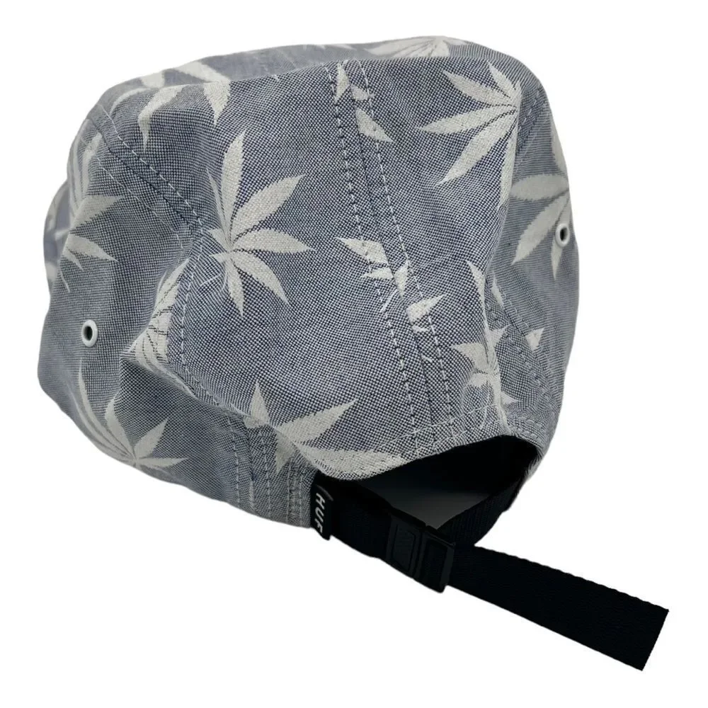 Huf Plantlife 5 panel adjustable hat Cap Marijuana Weed Lt Blue Unisex